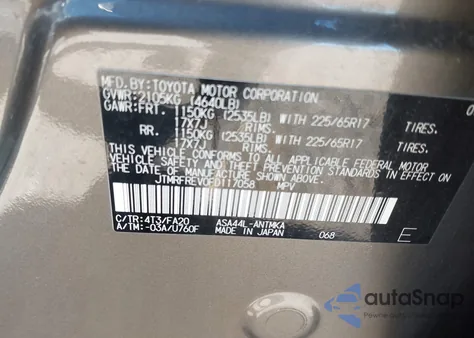 2015 Toyota Rav4 Xle from USA, damaged, VIN JTMRFREV0FD117058